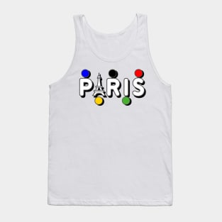 Paris color Olympic Tank Top